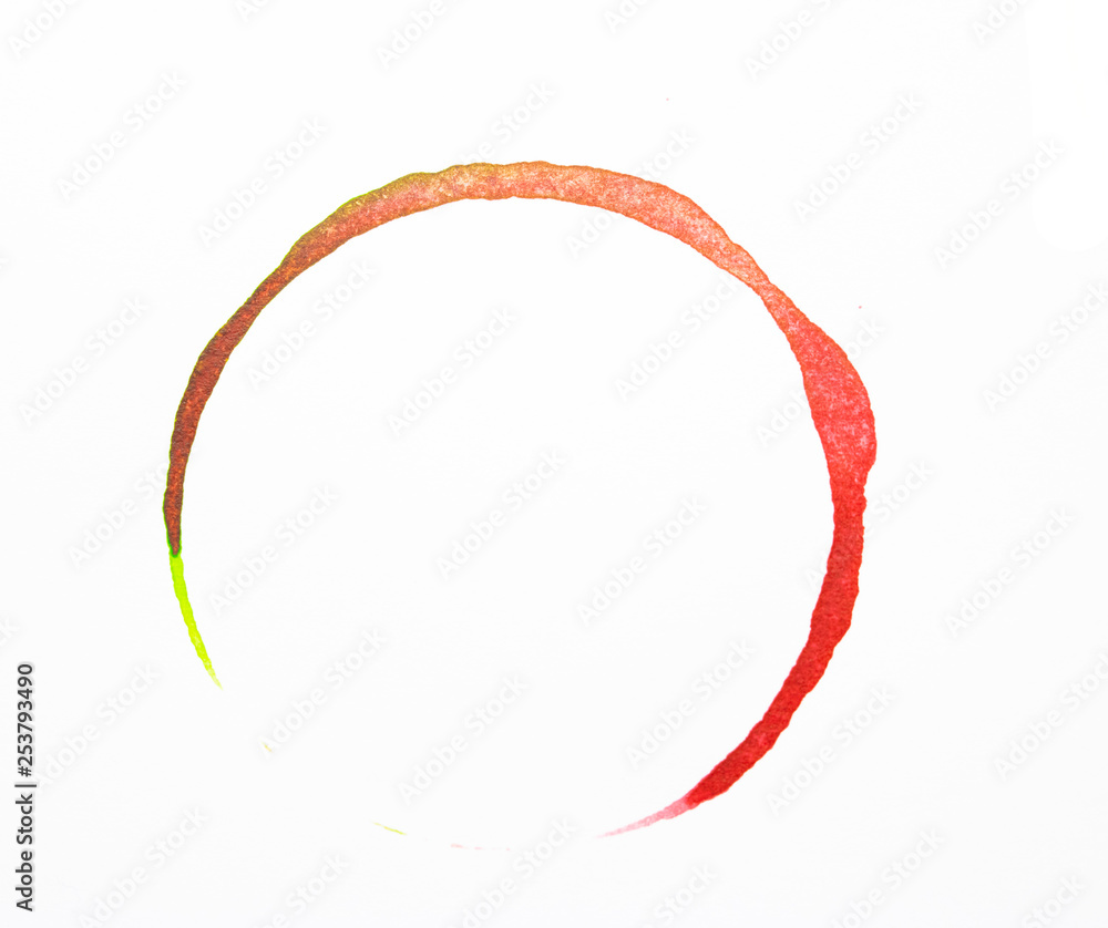 Fototapeta premium Plamy Filiżanki Kawy Na Białym Tle