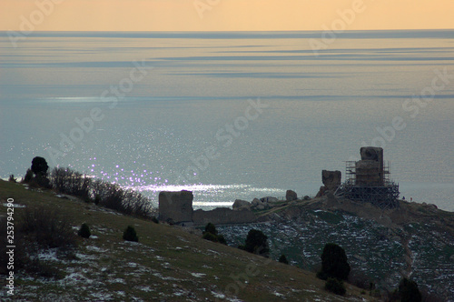 Wallpaper Mural Reconstruction of the fortress Chembalo in Balaclava. Torontodigital.ca