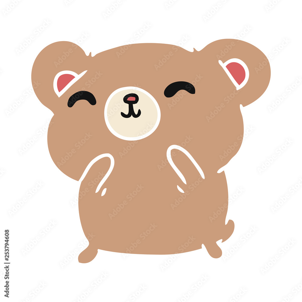 cartoon kawaii cute happy hamster cartoon kawaii cute happy hamster