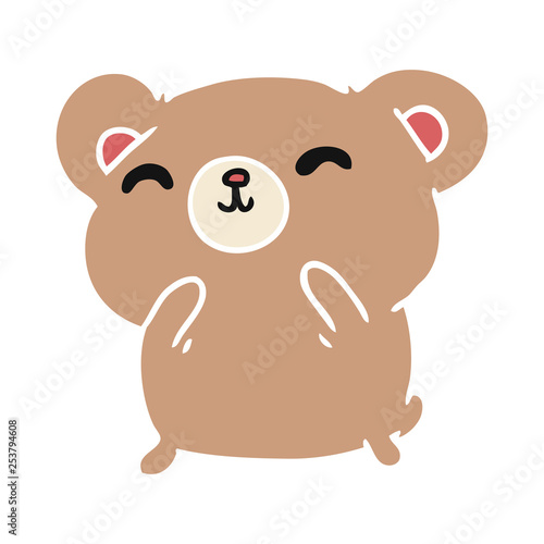 cartoon kawaii cute happy hamster