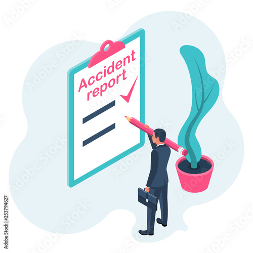 Accident report form.