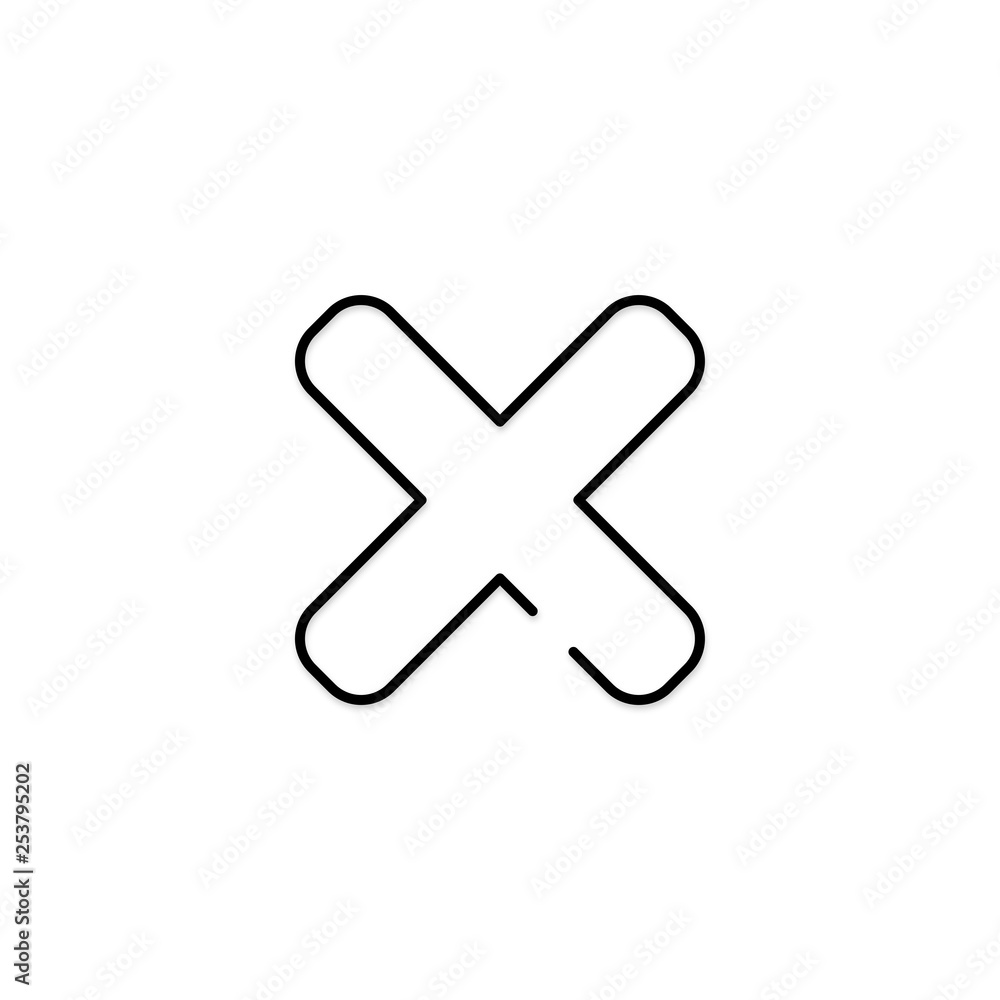 Obraz premium Error icon. Medical wound tape sign