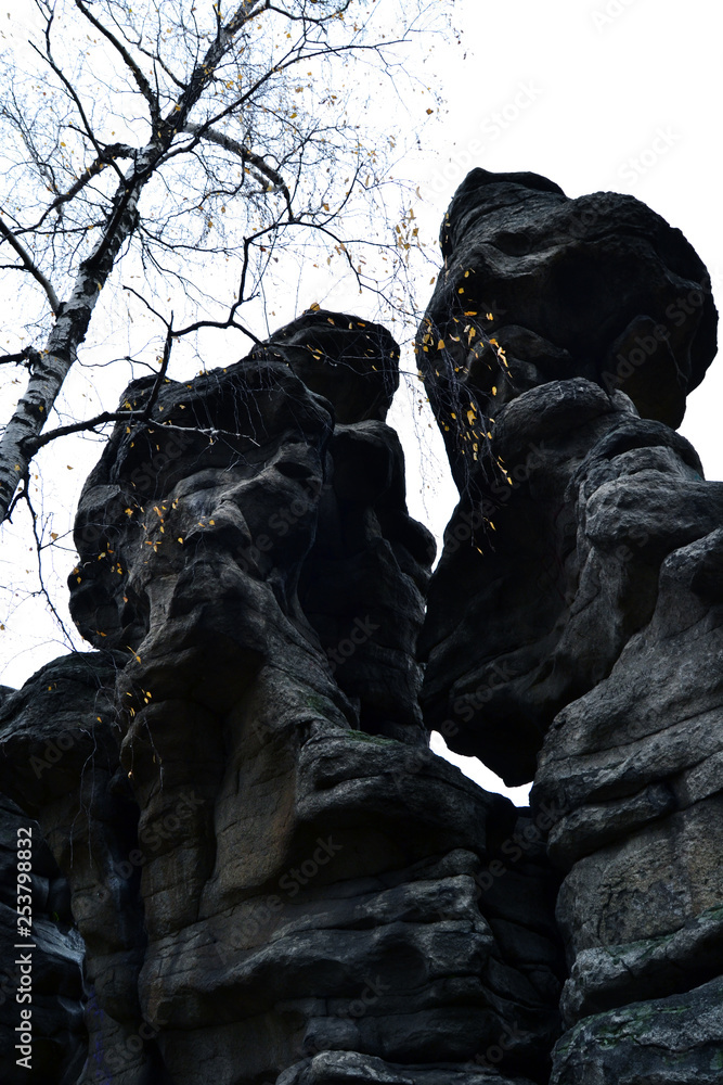 stones of incredible shape in the Urals