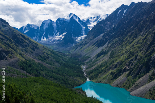 Shavlo Lake. Altai Mountains, Russia.