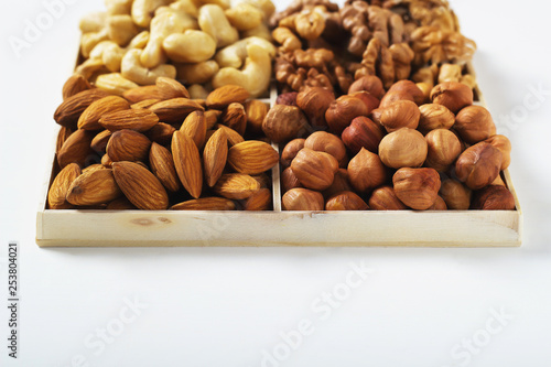nuts almond cashew hazelnuts