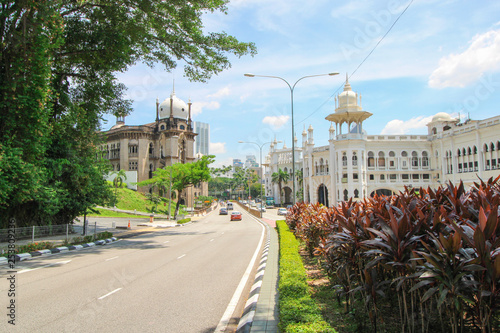 Photography A street in city centre of Kuala Lumpur, Malaysia