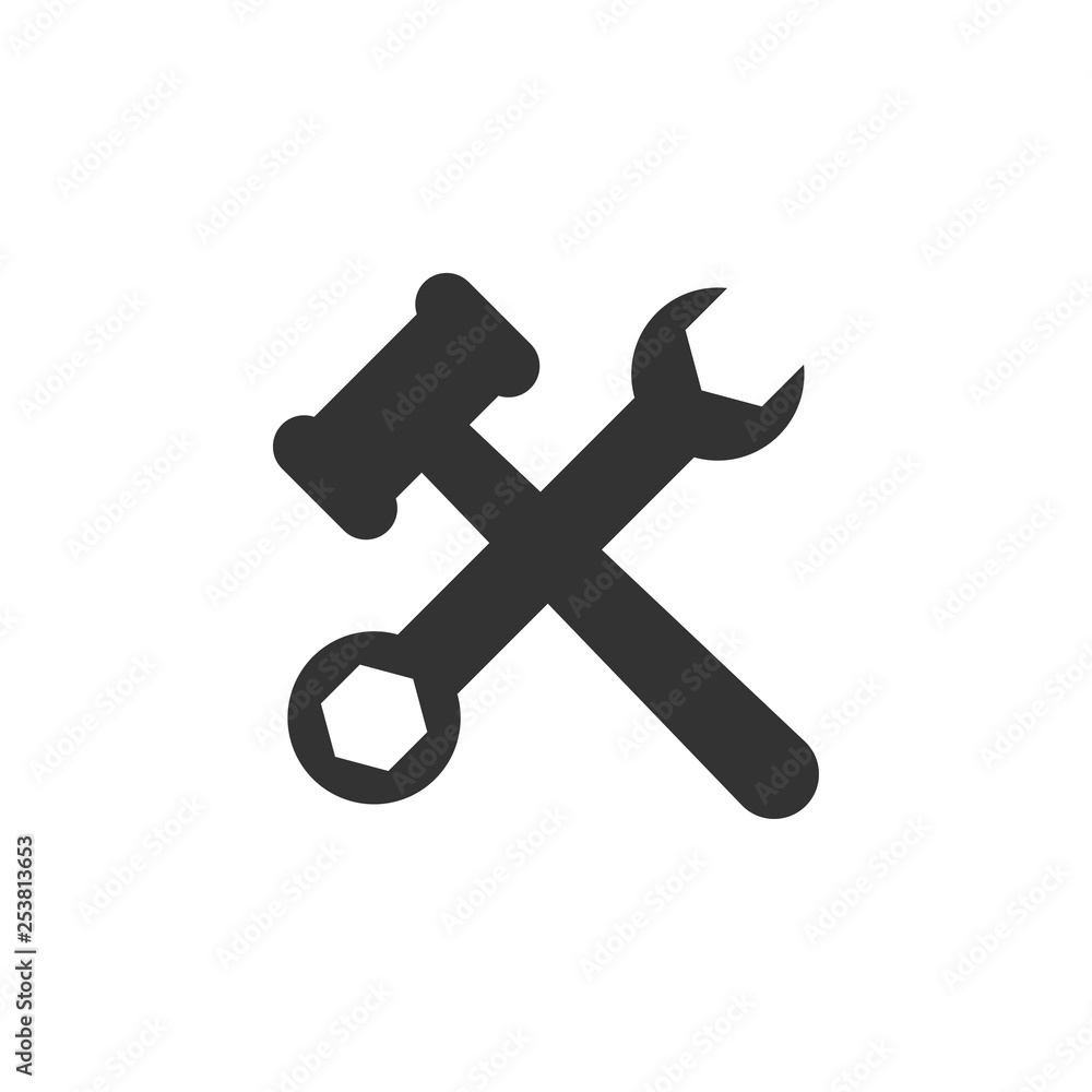 Tools icon design template vector isolated Tools icon design template vector isolated
