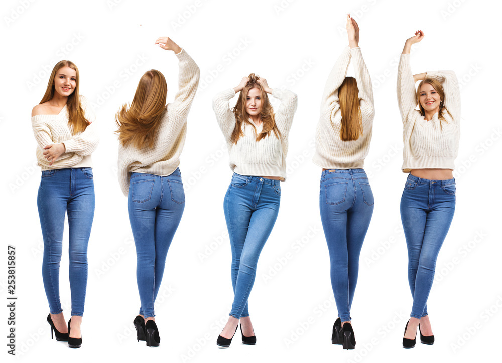 Obraz premium Portrait of beautiful young woman