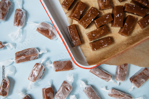 Homemade Salted Caramels