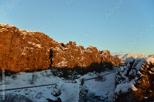 Continental shelf divide Iceland