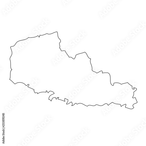 Nord — Pas-de-Calais - map region of France