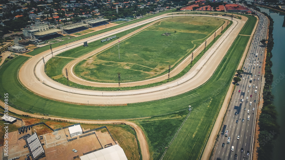Naklejka premium Jockey club Sao Paulo