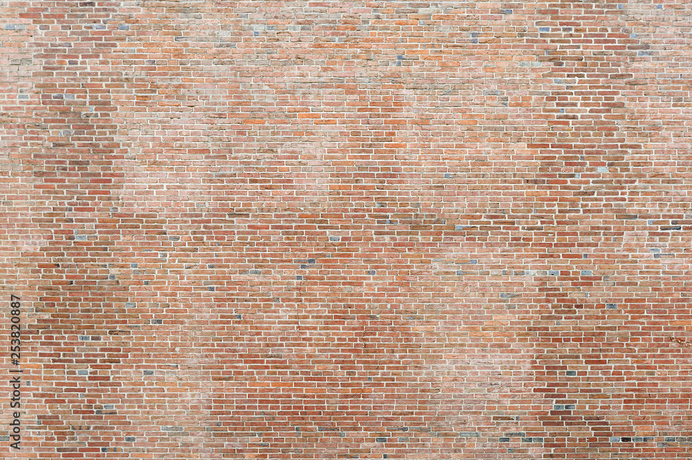 Fototapeta premium Old red brick wall background