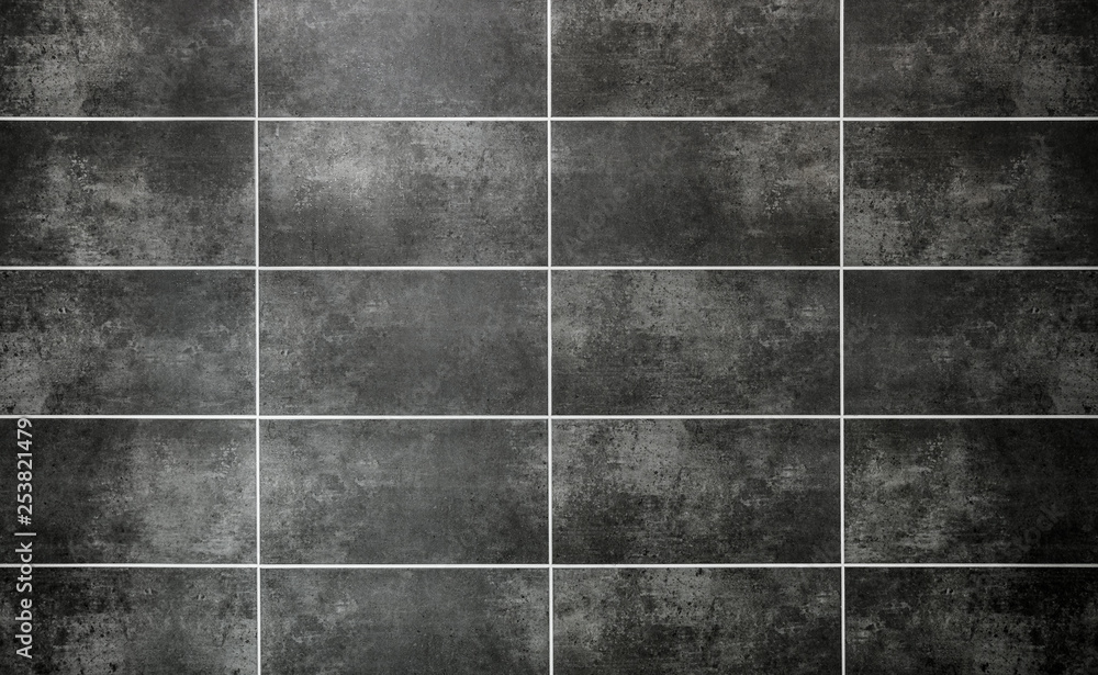 Naklejka premium gray tiles background