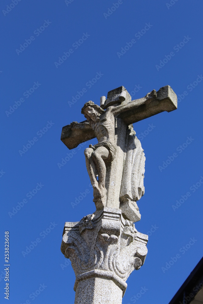 Cruz de piedra en Pontevedra