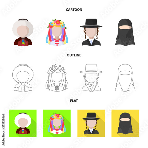 Vector illustration of imitator and resident symbol. Collection of imitator and culture stock vector illustration.