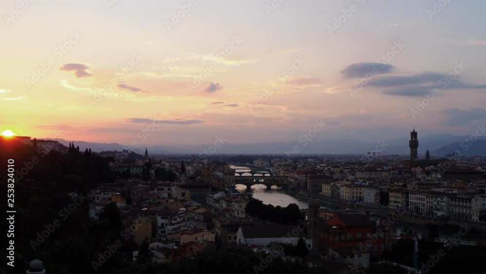 Cityscape of Florence in sunset time, Florence, Italy Cityscape of Florence in sunset time, Florence, Italy
