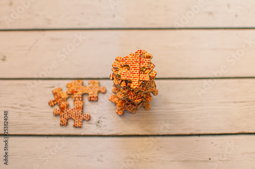 Pieces of a puzzle 