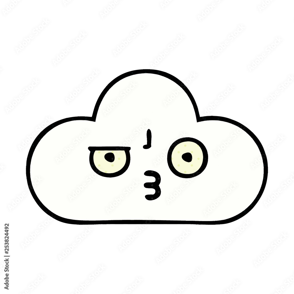 comic book style cartoon white cloud comic book style cartoon white cloud