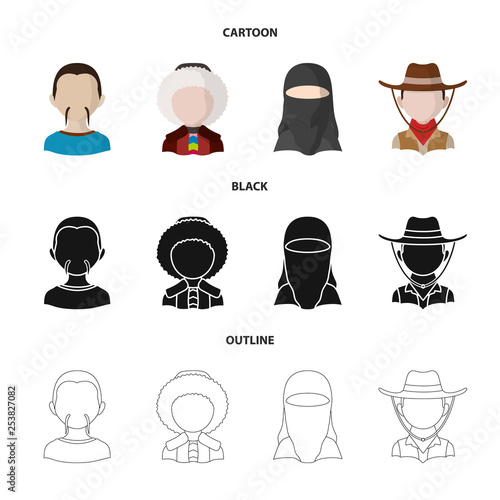Vector design of imitator and resident sign. Collection of imitator and culture stock vector illustration.