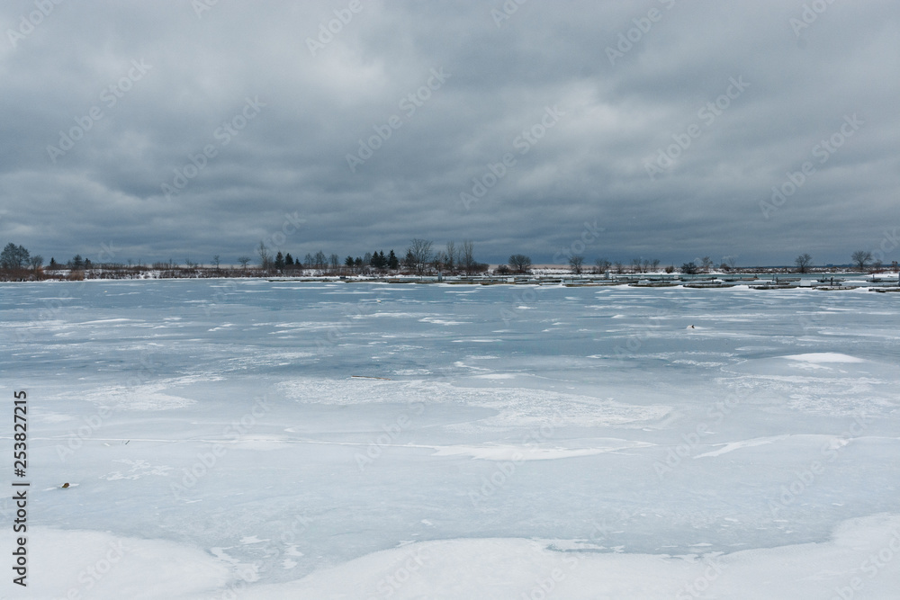 frozen lake 