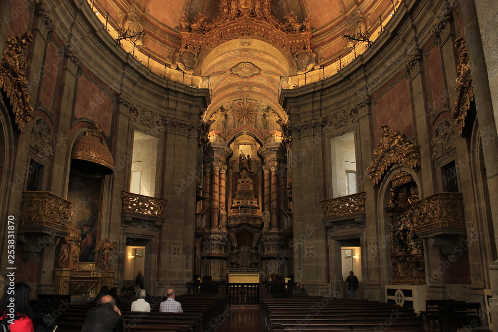 Igreja dos Clérigos em Porto Portugal