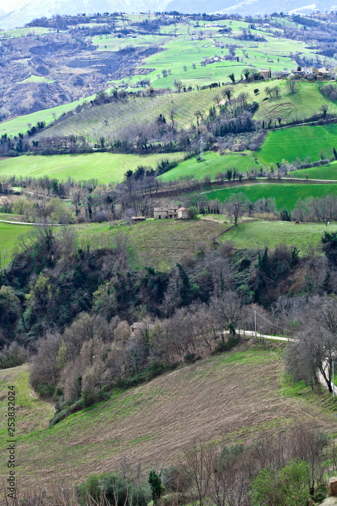 Green spring lush countryside Green spring lush countryside