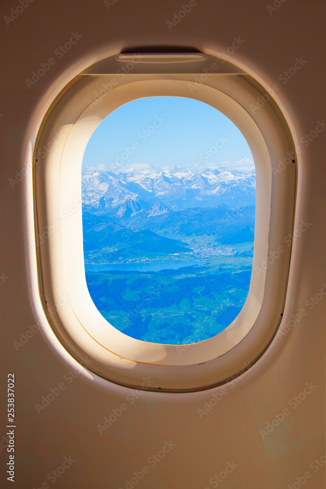 Airplane side window Airplane side window