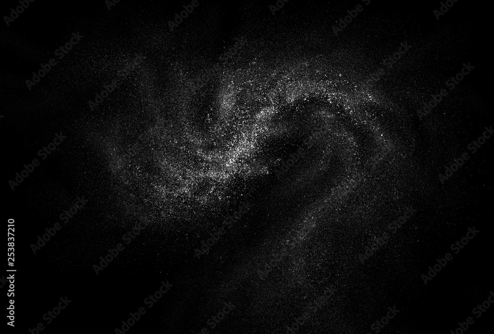 Fototapeta premium Freeze motion of white powder exploding