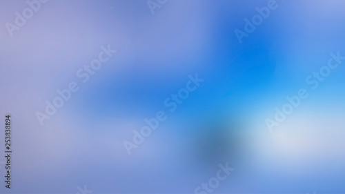 Abstract Blue blue blurred gradient background. Nature backdrop.Vector concept for design, banner or poster