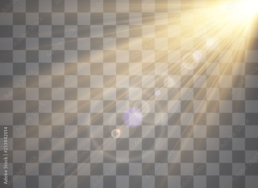 Light flare special effect with rays of light. Glow transparent vector light effect set, explosion, glitter, spark, sun flash. Light flare special effect with rays of light. Glow transparent vector light effect set, explosion, glitter, spark, sun flash.
