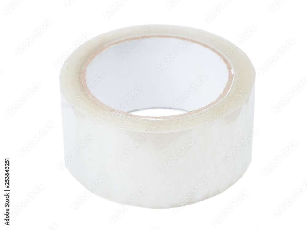 Transparent sticky adhesive tape