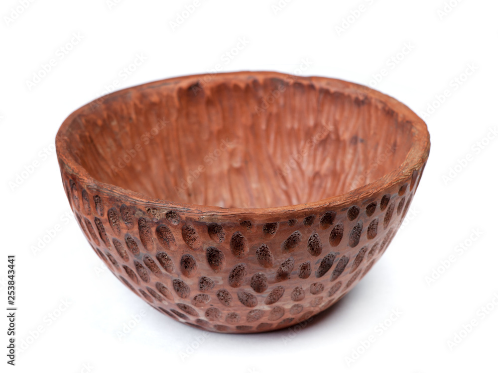 Old empty clay bowl Old empty clay bowl