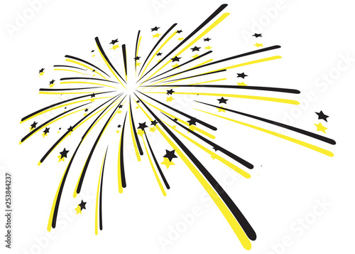 Fireworks Burst - Vector