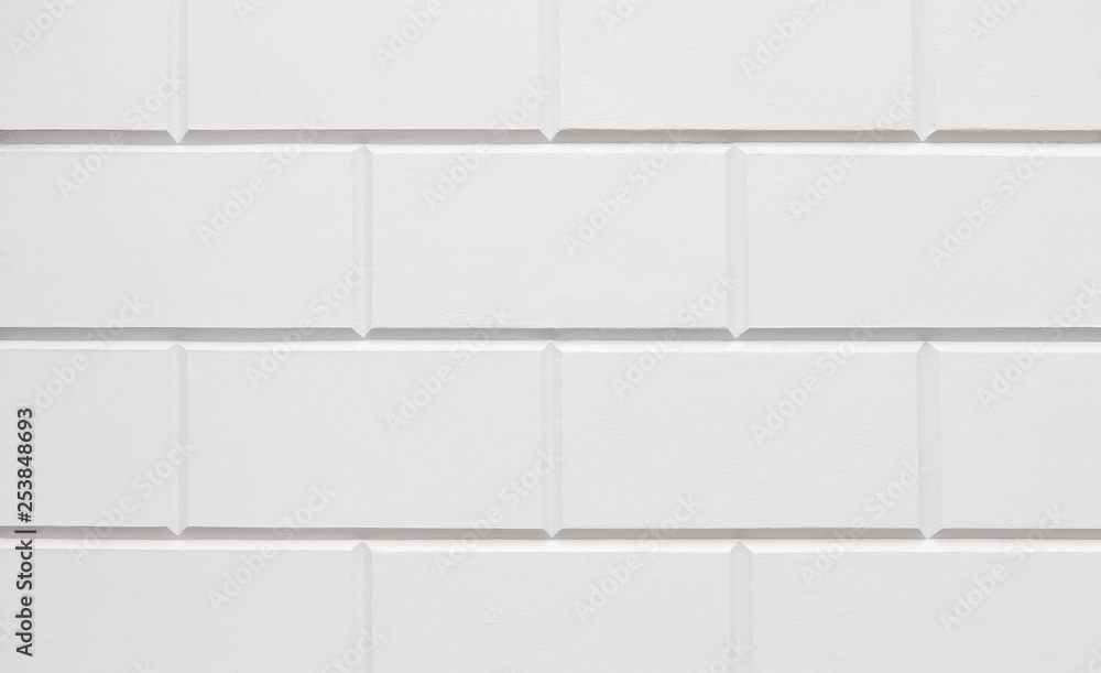 Naklejka premium cement white wall with rectangular texture