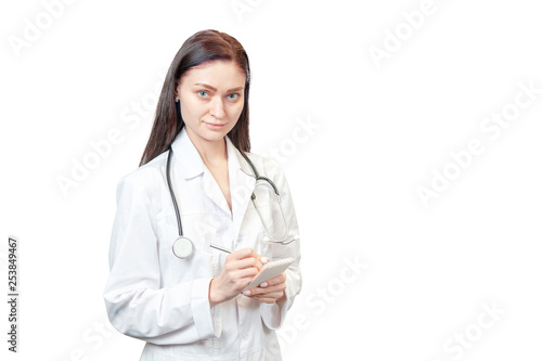 doctor writes a prescription