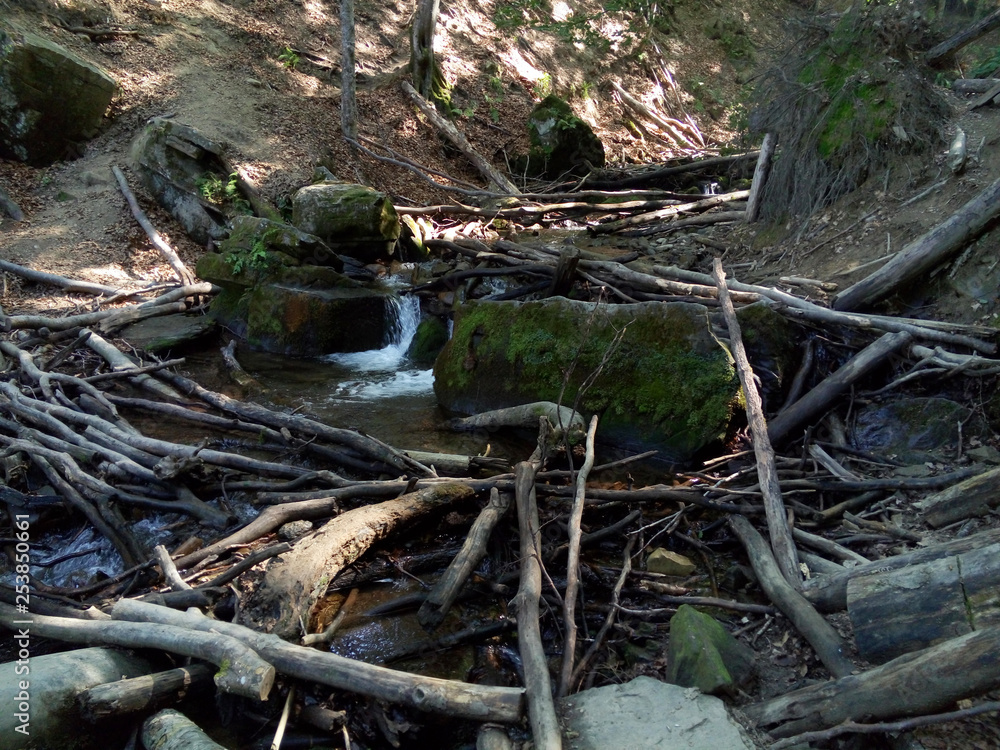 Small mountain river Small mountain river