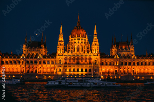 Parliament building on the bank