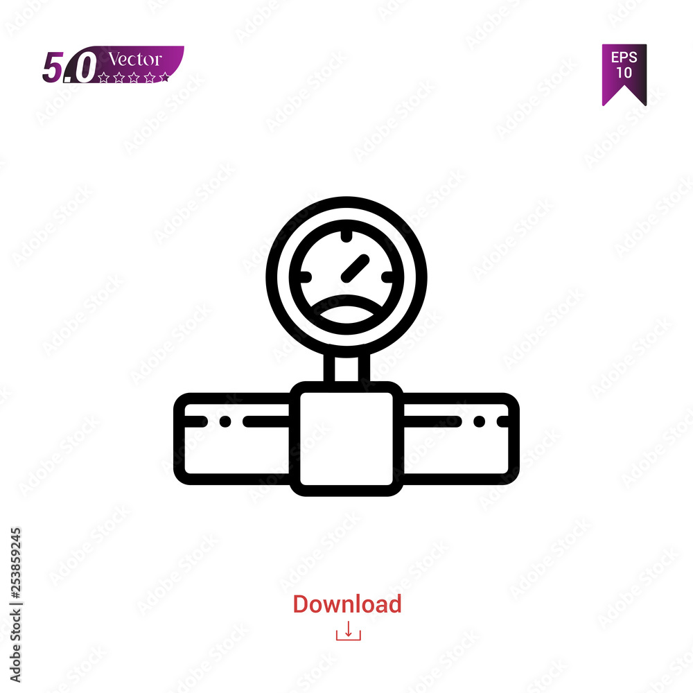 Outline gas-pipe icon isolated on white background. Popular icons for 2019 year. Line pictogram. Graphic design, mobile application, logo, user interface. EPS 10 format vector Outline gas-pipe icon isolated on white background. Popular icons for 2019 year. Line pictogram. Graphic design, mobile application, logo, user interface. EPS 10 format vector