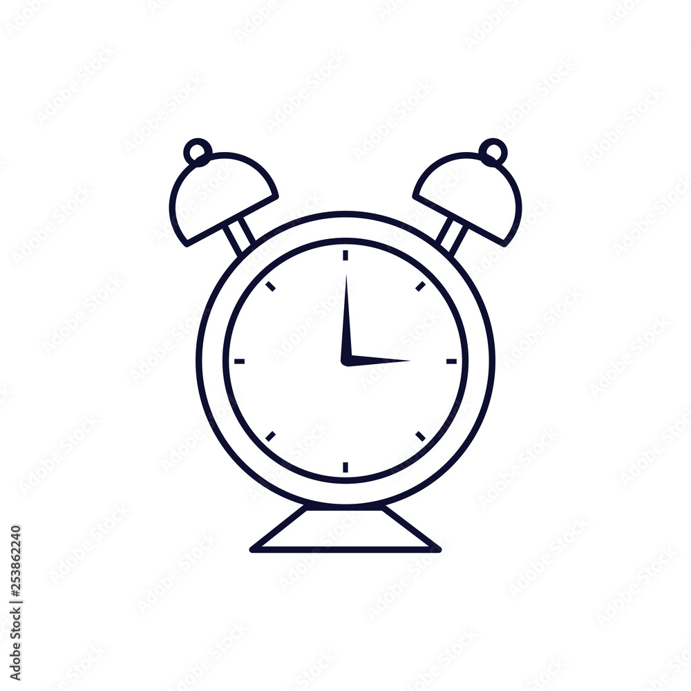 alarm clock isolated icon alarm clock isolated icon
