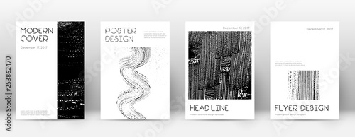 Cover page design template. Minimal brochure layou