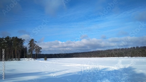 зима, озеро © Andrei