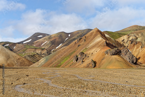 die bunten Berge in der Landmannalaugar, Island