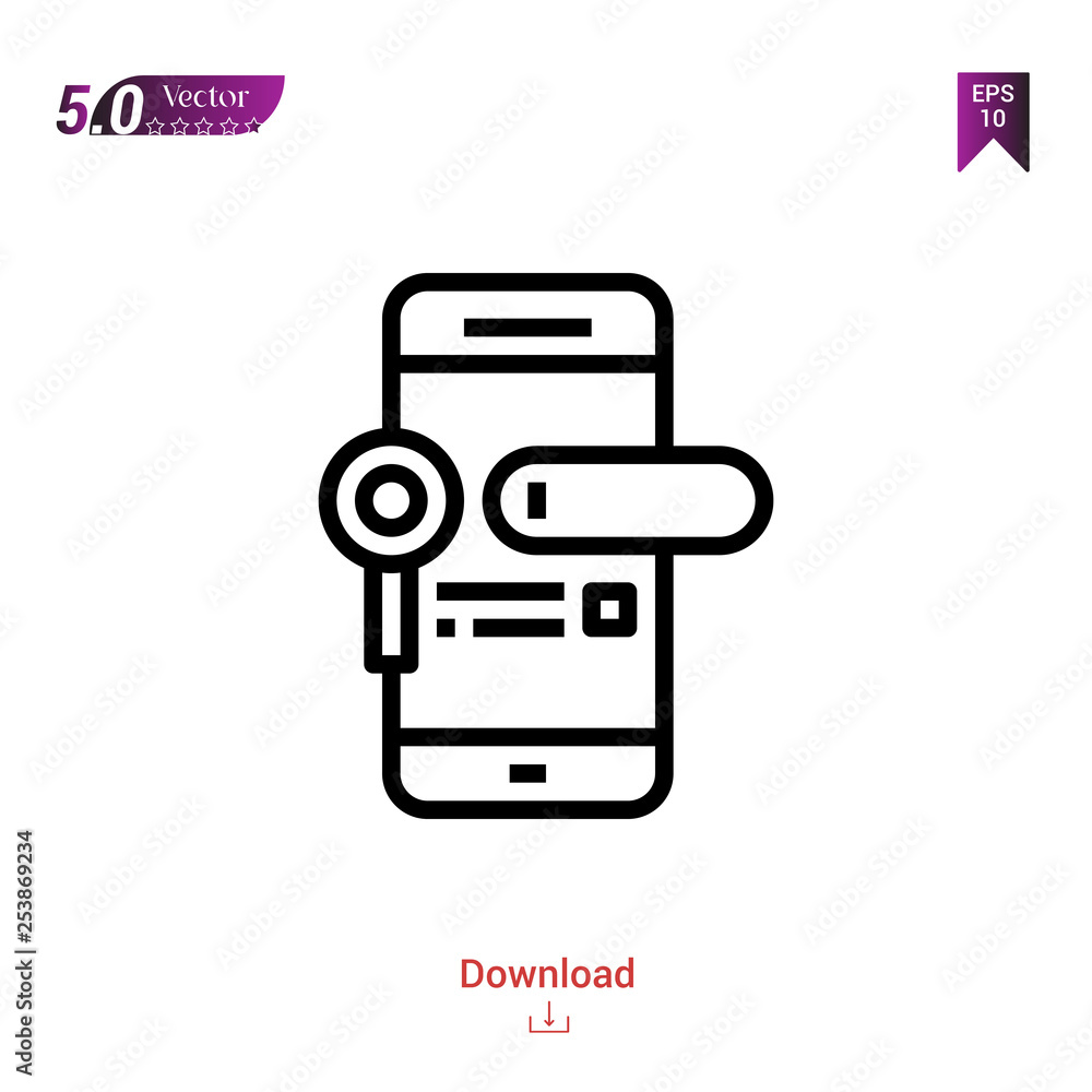 smartphone icon isolated on white background.Graphic design, mobile application, logo, user interface. Editable stroke. EPS10 format vector illustration smartphone icon isolated on white background.Graphic design, mobile application, logo, user interface. Editable stroke. EPS10 format vector illustration