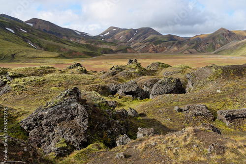 die bunten Berge in der Landmannalaugar, Island