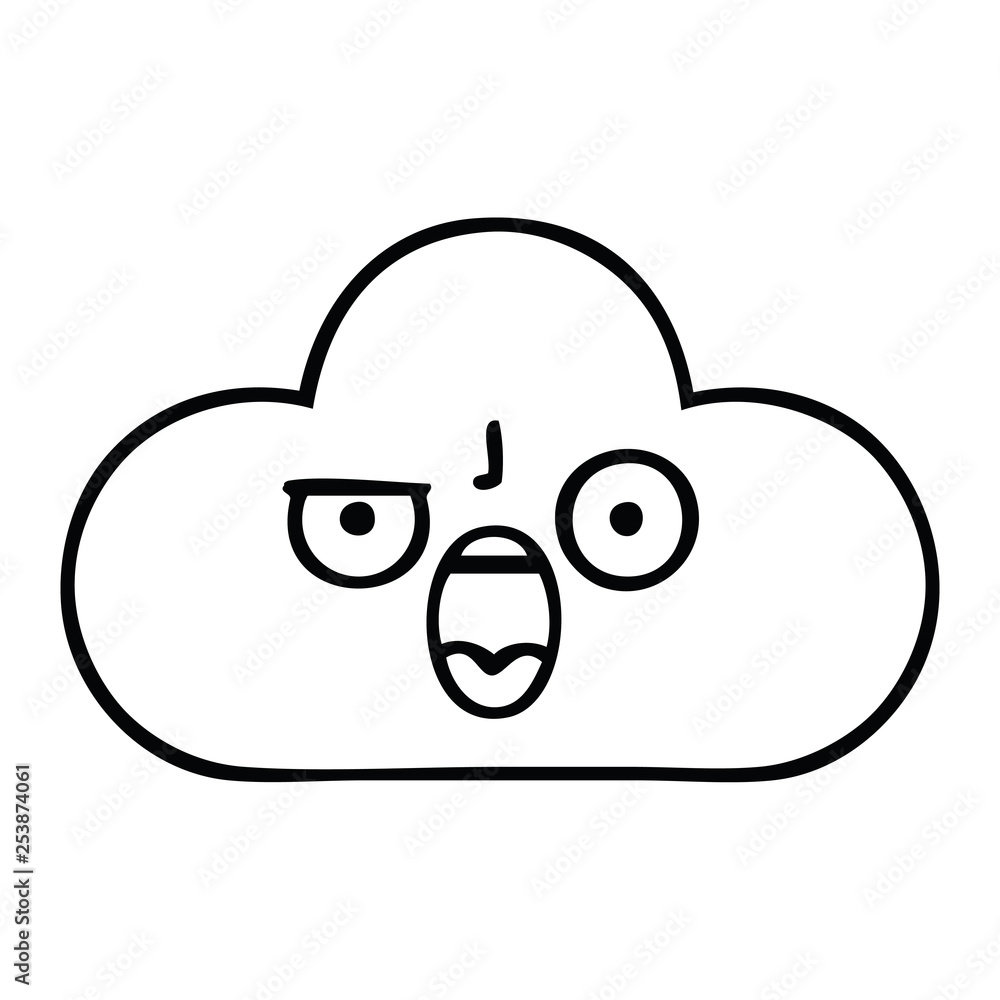 line drawing cartoon snow cloud line drawing cartoon snow cloud