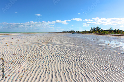 Low tide in Isla de Holbox, Mexico