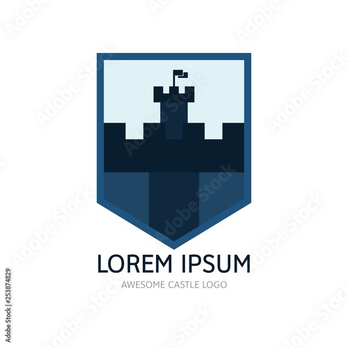 Modern Castle Logo Icon