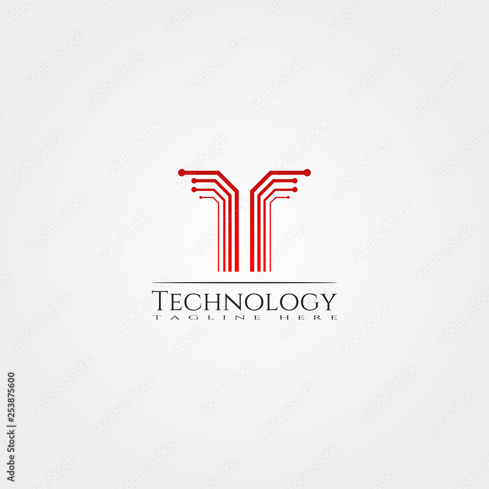 Technology icon template, creative vector logo design, illustration element. Technology icon template, creative vector logo design, illustration element.