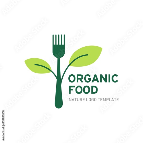 Organic Food Logo Template